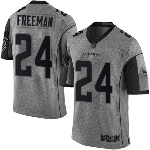 Atlanta Falcons Limited Gray Men Devonta Freeman Jersey NFL Football 24 Gridiron